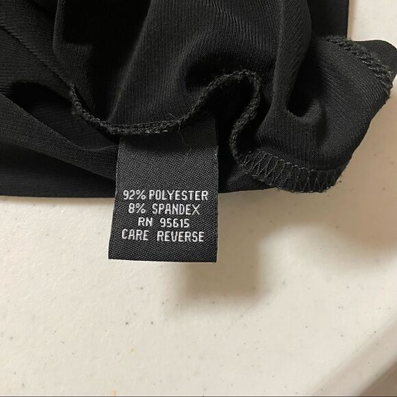 Rafaela black ruffle sleeveless top - Picture 4 of 7